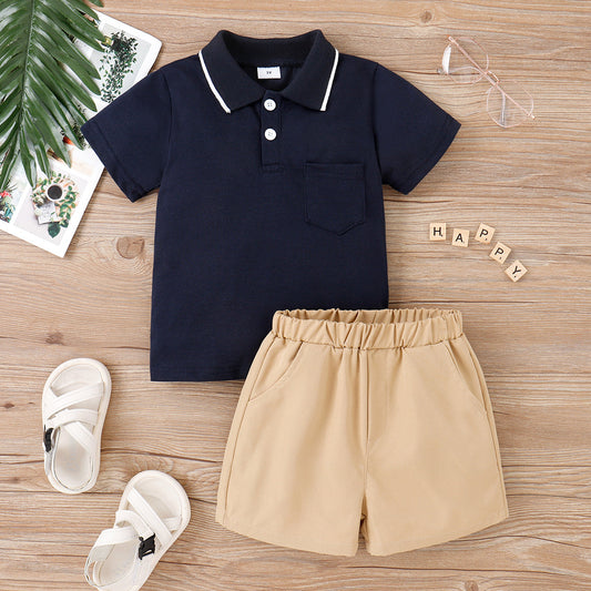 Polo Tee and Shorts Set