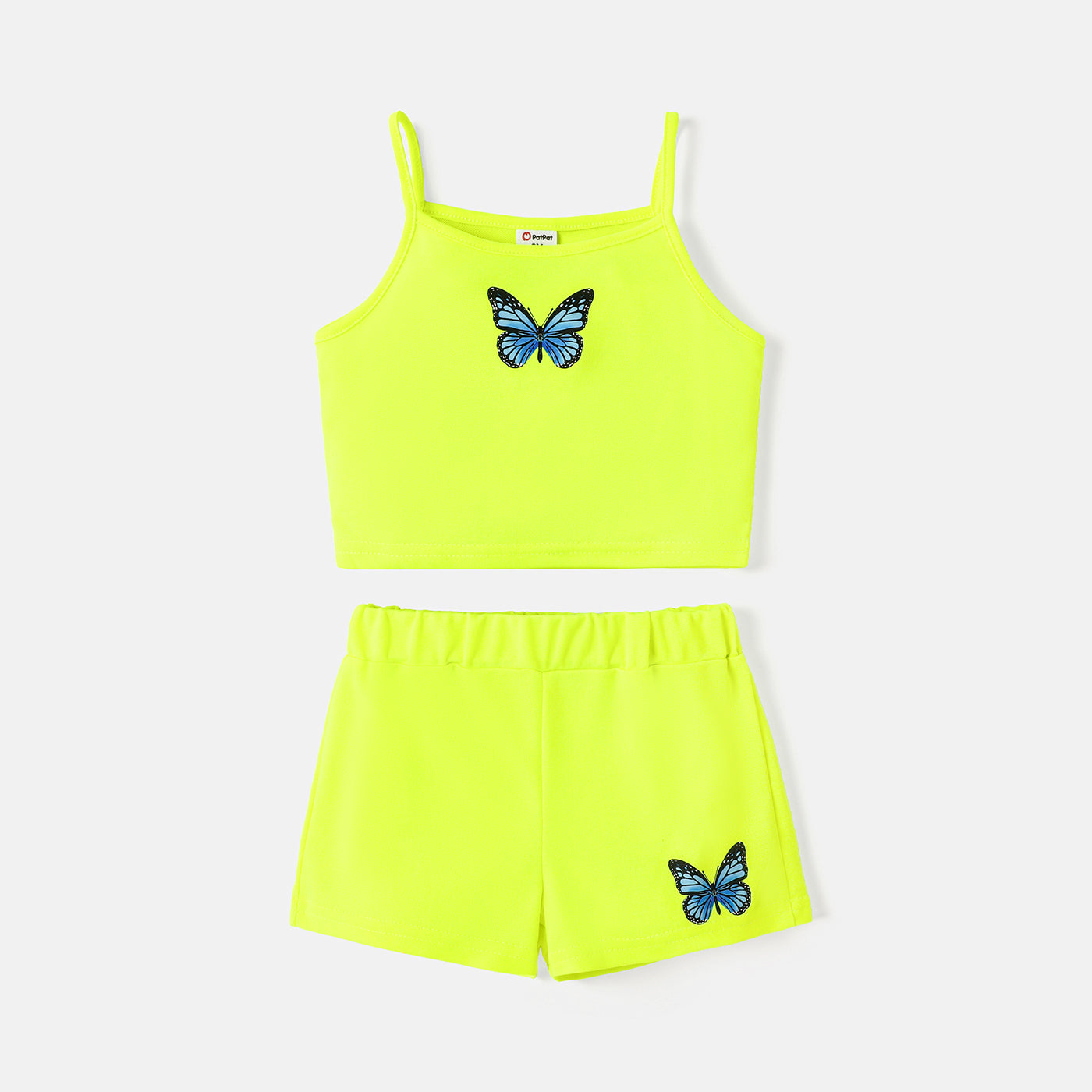 Butterfly Print Camisole and Shorts Set