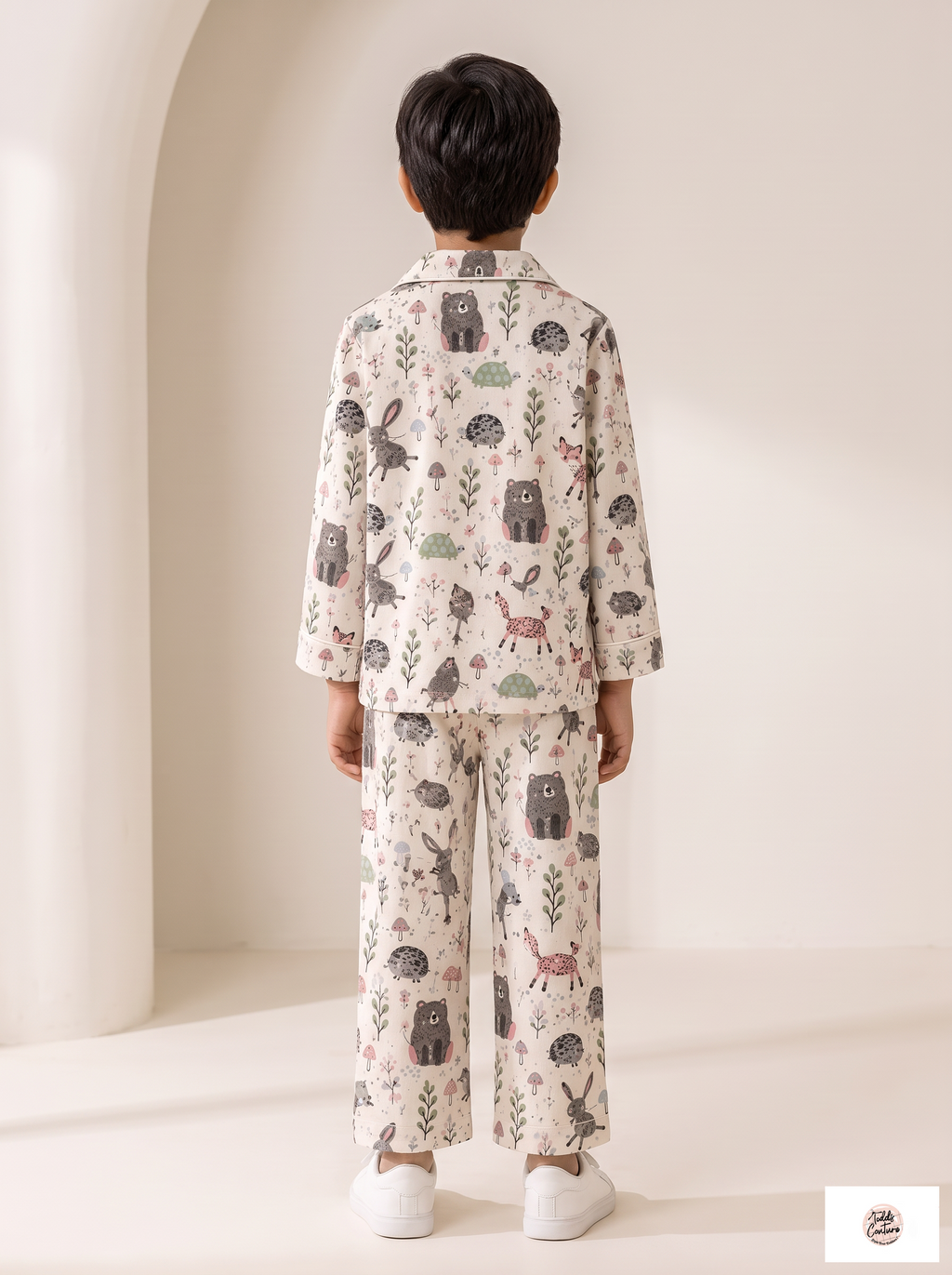 Forest Friends night suit, back view