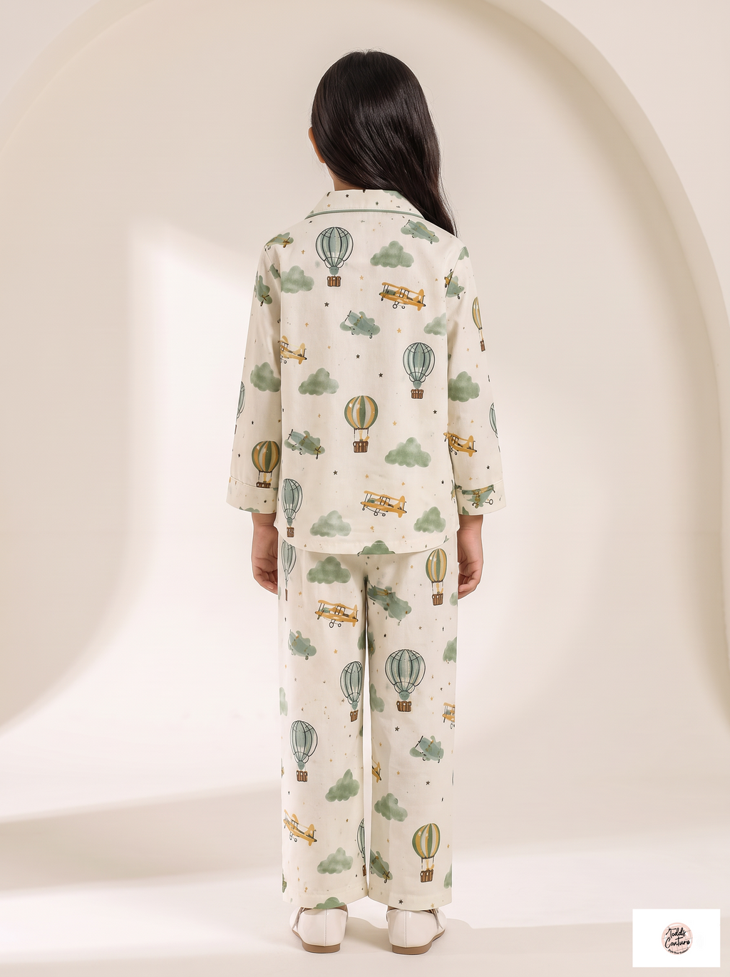 Up & Away night suit, back view